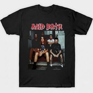 Acid Bath Black Graphic T-Shirt